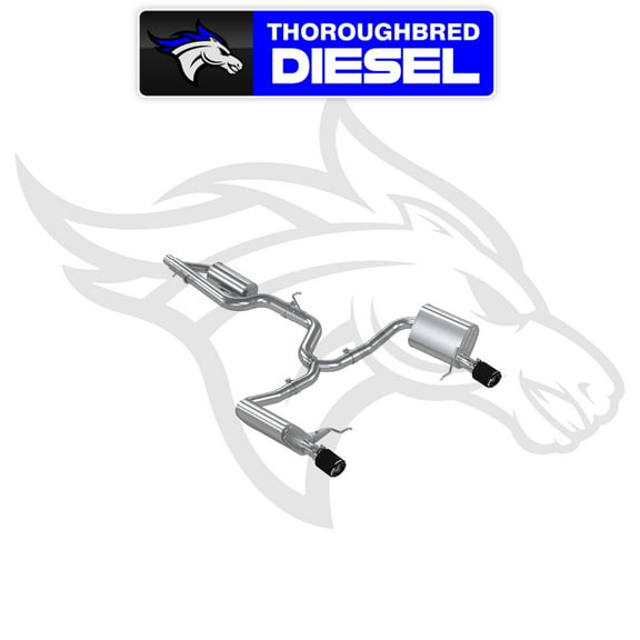 MBRP S46183CF Cat-Back Exhaust System for 17-19 VW Golf Sportwagen/Alltrack 1.8T