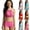 Style4-Pink girl swimsuits, variant on Mceream Girls Bathing Suit Two Piece Summer Bikini Set with Chest Pad Sun Protection Adjustable Straps Swimwear Quick Dry Beachwear 8-14 Years