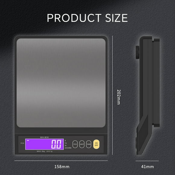 Weighing Tool,Auto Power Off Ip67 Waterproof Kitchen Scale Ip67 Off Unit Conversion Scale With Tare With Tare Auto Unit Conversion Function Tare Auto Power Function. Dsfen Reable Buzhi