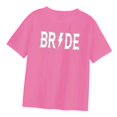 thumbnail image 4 of Tops De Manga Corta, Camiseta Suave Estampada Para Mujer Para Desplazamientos, Viajes De Vacaciones, L ROSE PINK, 4 of 8