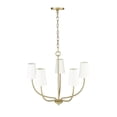 thumbnail image 4 of 29905-VB Millennium Lighting Kandor - 5 Light Chandelier-24 Inch Tall and 26 Inch Wide-Vintage Brass Finish, 4 of 6