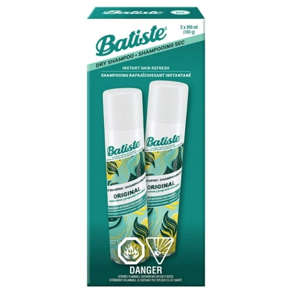 Batiste Dry Shampoo Original, 2 x 300 mL