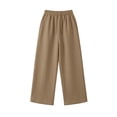 thumbnail image 7 of Horkkom Baggy Sweatpants Wide Leg High Waist Drawstring Solid Color Pants for Women Fall and Winter Joggers Hiking Pants XXL, 7 of 7