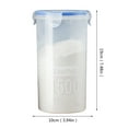 10 Pound Flour Storage Container Leak Proof Snack Containers Drawer ...