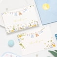 thumbnail image 6 of Baby Shower Blue Gold Thank You Cards (50 Pack) with Envelopes & Stickers Boy Baby Shower Greeting Cards Bulk, Watercolor Delicate Wildflower for Baby Shower Party, 6 of 7