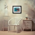 thumbnail image 4 of Hans Wilt 18x15 Black Modern Framed Museum Art Print Titled - A Rocky Coast, in the Background a Sailing Boat (1902), 4 of 5