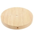 thumbnail image 1 of Wooden Table Lamp Base Round Lamp Display Base Wood Display Pedestal LED Light Base(E27/E14), 1 of 8