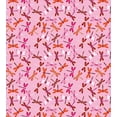 thumbnail image 3 of Retro Duvet Cover Set, Colorful Theme Colorful Dragonflies Pattern Flying Animals Repetition, Decorative 3 Piece Bedding Set with 2 Pillow Shams, King Size, Pale Pink Orange Hot Pink, by Ambesonne, 3 of 3