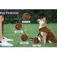 thumbnail image 3 of Chaleco polar JACKO & CO para perros, suave y cálido, para pequeños y medianos, 3 of 8