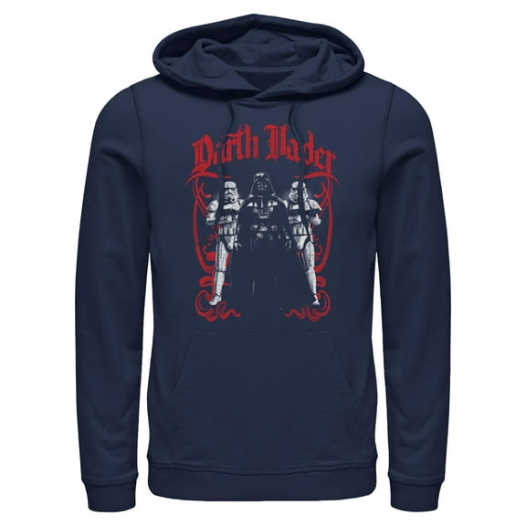 Mens Star Wars Darth Vader and Stormtrooper Pose Lightweight Hoodie