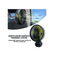 thumbnail image 3 of 360 Grados Ventilador Para Auto Asiento Trasero De Coche Usb Xtellar negro, 3 of 4