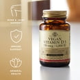 thumbnail image 4 of Suplemento Solgar de vitamina D3 vegana 150 mcg (6000 UI) 100 cápsulas blandas, 4 of 6