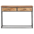 thumbnail image 2 of vidaXL Console Table 110x35x75 cm Solid Acacia Wood, 2 of 5