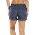 thumbnail image 2 of ToBeInStyle Womens Mid Thigh Premium Stretch Cotton Biker Shorts, 2 of 6
