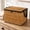 Multicolor-A, variant on Classic Imitation Woven Storage Box with Lid - 14 Inch Foldable Large Capacity Non-Woven Organizer with Handles for Clothing Toys Home Use