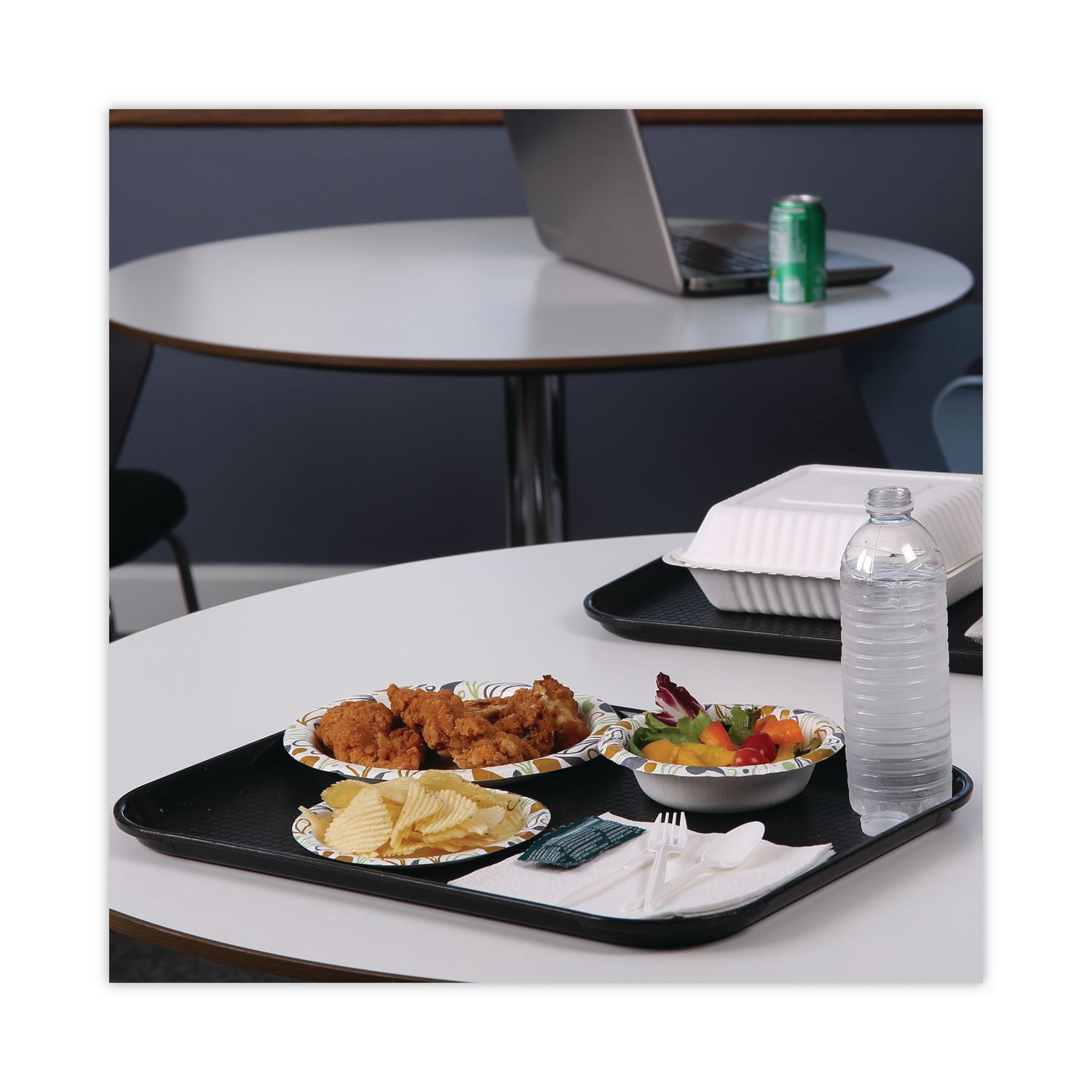 Boardwalk Deerfield 6 Inch Printed Paper Plates, 1000 Count