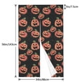 thumbnail image 3 of DouZhe Doorway Drape Split Curtains, Cute Pumpkin Happy Halloween Room Divider Privacy Door Curtains, 34" x 56", 3 of 7