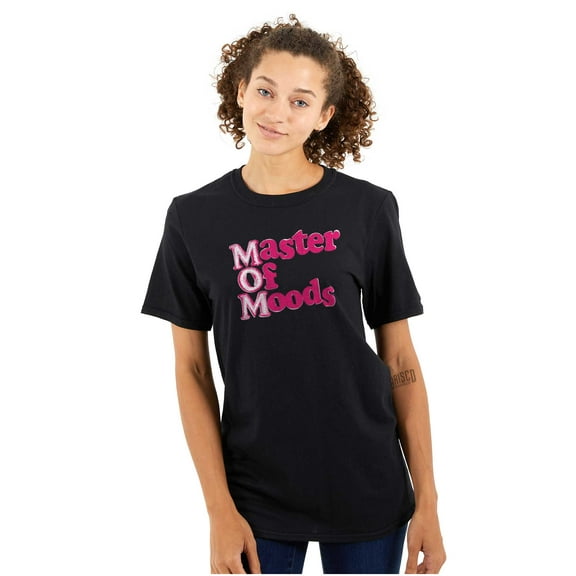 Mom Master of Moods Funny Mothers Day Women's Plus Size Graphic Tee Brisco Brands 2X
