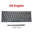 thumbnail image 3 of New Keycaps US UK Spain French Russian For Macbook Pro Retina 13" A1708 Keyboard Keys Replacement key cap 2016 2017 Norway, 3 of 6