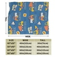 thumbnail image 3 of Kll Fleece Blanket Plush Throw Blanket Construction Vehicles,Soft Fuzzy Cozy Flannel Blanket For Couch Sofa Bed.(40"X30"), 3 of 9