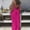 🔥 Hot Pink, variant on Sentmoon Plus Size Beach Dress Wedding Guest Sleeveless Crew Neck Women Sundress Summer Solid Color Backless Loose Fit Spaghetti Strap Cocktail Dresses for Everyday Casual Wear Wine XXXXXL
