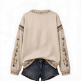 thumbnail image 4 of Women's Vintage Halloween Sweatshirt Witch Graphic Long Sleeve Pullover Tops Funny Casual Crewneck Fall Winter Cute Sweater, 4 of 4