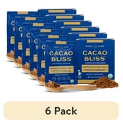 (6 pack) Earth Echo Cacoa Bliss Travel-Sized Organic Superfood Powder with MCT Oil, 15 Servings