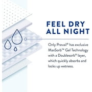 Prevail AIR Overnight Incontinence Briefs - Unisex Adult Incontinence Briefs with Tabs - Disposable Adult Diaper for Men & Women - Overnight Absorbency - Size 2, 72 Count (4 Packs of 18)