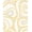 Yellow, Pattern 2, variant on ODIKA 6'x9' Machine Washable Non-Slip Area Rug, Borealis Swirls of Light High Traffic Rug with Pad, Yellow, 373483