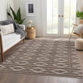 thumbnail image 6 of Addison Rugs Mayfield Premium Machine Washable Transitional Geometric Brown Rectangle Rug, 3' x 5', 6 of 6