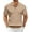 Khaki, variant on COOFANDY Men's Polo Shirts Short Sleeve Ribbed Knit Polo T Shirts Business Casual Golf Shirt Collar T Shirt