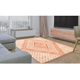 thumbnail image 2 of Casavani Handmade Orange Cotton Dhurrie Bedroom Area Carpet Outdoor Rug 5x7 feet, 2 of 5