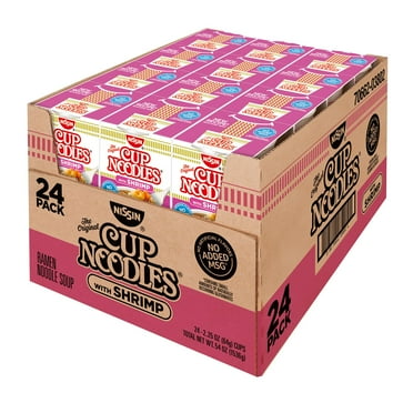 Nissin Cup Noodles with Shrimp 2.25 oz. 24/Box (03802) 220-01133