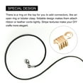 thumbnail image 4 of Lot de 400 Embouts de Cordon Pliables, Embouts de Finition 3x6mm pour Ruban en Cuir, Champagne, 4 of 7