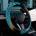 thumbnail image 6 of Sea Lion Steering Wheel Cover for Car, 14.5 Inch PVC Leather Auto Accessories with Printing, 6 of 6