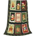 thumbnail image 1 of Christmas Gingerbread Man Throw Blanket Merry Christmas Flannel Blanket Plush Warm Xmas Winter Decor for Gift Sofa Couch Bed 60''''x50'''', 1 of 5