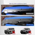thumbnail image 4 of Car Rear Body Tub Rail Protector Armor Cargo Shelf Side Cover, 4 of 5