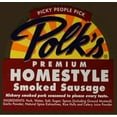 thumbnail image 2 of Polk's Premium All Natural Homestyle Smoked Sausake Links, Made with Pork, Fully Cooked, Keep Refrigerated, 12 oz, 2 of 6