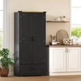 thumbnail image 2 of HOMCOM 69" Tall Kitchen Storage Cabinet with Adjustable Shelves, 2 of 10