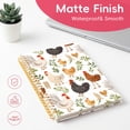 thumbnail image 5 of Hardcover Spiral Notebook, Coastal Nautical Sea Journal, 5.5 x 8.3 Inch ,cute roosters chickens, 5 of 8