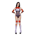 thumbnail image 5 of Mono de cosplay de Anime Hutao Venti, mono ajustado, lencería sexy con medias, juego Genshin Impact, traje de carnaval de Halloween, 5 of 5