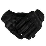 Non-Perforated Full Finger Motorcycle Gloves Windproof Protecting Gloves