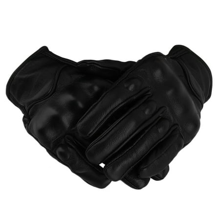 Non-Perforated Full Finger Motorcycle Gloves Windproof Protecting Gloves