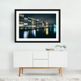 thumbnail image 2 of Damrak Canal - Amsterdam Netherlands Photography Black Framed Wall Art Print 8 x 12 inches, 2 of 4