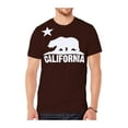 thumbnail image 1 of Mens Short-Sleeve Men's California Bear Logo T-Shirt - Brown - Small, 1 of 1