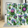 thumbnail image 4 of Bathroom Waterproof Shower Curtain Beautiful Ink Painting Peony Flower Print Polyester Fabric Home r Curtain With Hook, 4 of 6