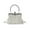 Silver, variant on Stylish Beaded Evening Bag Shoulder Purse With Beads Embellishments Detachable Metal Chain For Versatile Wear