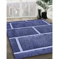 thumbnail image 3 of Ahgly Company Machine Washable Indoor Rectangle Transitional Sky Blue Area Rugs, 2' x 3', 3 of 7