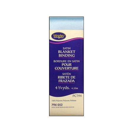 Wrights Blanket Binding Poly 4.75yd Blue