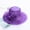 Purple, variant on Tea Party Bridal Dress Wedding Hat, Wide Brim Church Hats Summer Sun Hat for Girls Women Fascinators Dress up Party Wedding Holiday